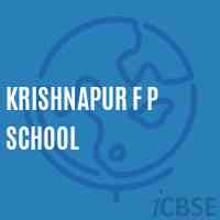 Krishnapur F P School Logo