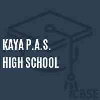 Kaya P.A.S. High School Logo