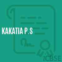 Kakatia P.S Primary School Logo