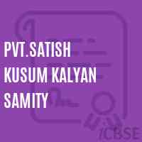 Pvt.Satish Kusum Kalyan Samity Primary School Logo