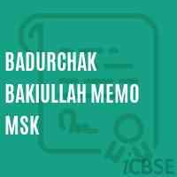Badurchak Bakiullah Memo Msk Middle School Logo
