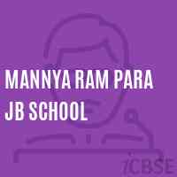 Mannya Ram Para Jb School Logo