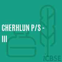 Cherhlun P/s - Iii Primary School Logo