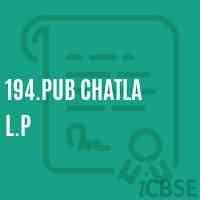 194.Pub Chatla L.P Primary School Logo