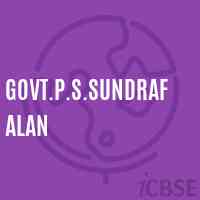 Govt.P.S.Sundrafalan Primary School Logo