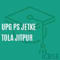 Upg Ps Jetke Tola Jitpur Primary School Logo
