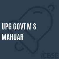 Upg Govt M S Mahuar Middle School Logo