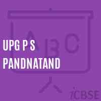 Upg P S Pandnatand Primary School Logo