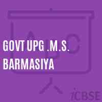 Govt Upg .M.S. Barmasiya Middle School Logo