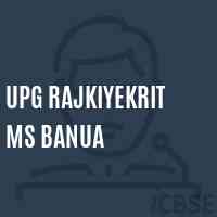 Upg Rajkiyekrit Ms Banua Middle School Logo
