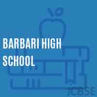 Barbari High School Logo