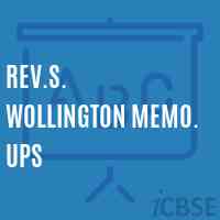 Rev.S. Wollington Memo. Ups Middle School Logo