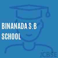 Binanada S.B School Logo