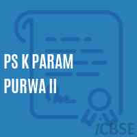 Ps K Param Purwa Ii Primary School Logo