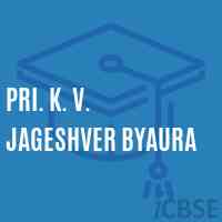 Pri. K. V. Jageshver Byaura Primary School Logo
