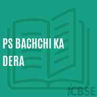Ps Bachchi Ka Dera Primary School Logo