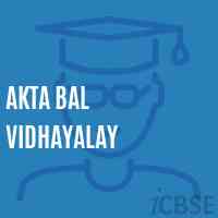 Akta Bal Vidhayalay Primary School Logo