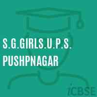 S.G.Girls.U.P.S.Pushpnagar Middle School Logo