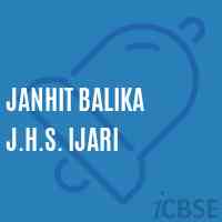 Janhit Balika J.H.S. Ijari Secondary School Logo