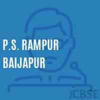 P.S. Rampur Baijapur Primary School Logo
