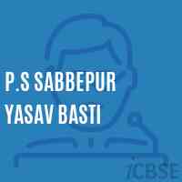 P.S Sabbepur Yasav Basti Primary School Logo