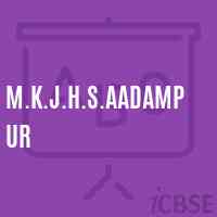 M.K.J.H.S.Aadampur Middle School Logo