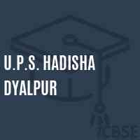 U.P.S. Hadisha Dyalpur Middle School Logo