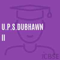 U.P.S.Dubhawn Ii Middle School Logo