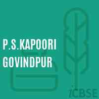P.S.Kapoori Govindpur Primary School Logo