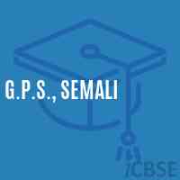 G.P.S., Semali Primary School Logo