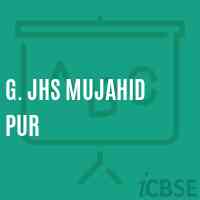 G. Jhs Mujahid Pur Middle School Logo