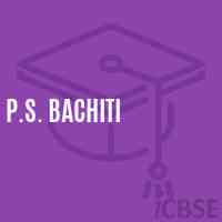 P.S. Bachiti Primary School Logo