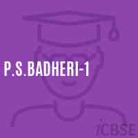 P.S.Badheri-1 Primary School Logo