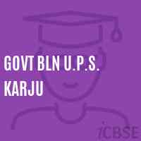 Govt Bln U.P.S. Karju Middle School Logo