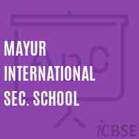 Mayur International Sec. School Logo