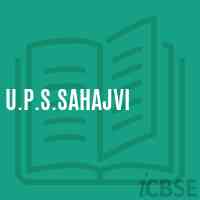 U.P.S.Sahajvi Middle School Logo