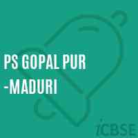 Ps Gopal Pur -Maduri Primary School Logo