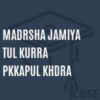 Madrsha Jamiya Tul Kurra Pkkapul Khdra Secondary School Logo