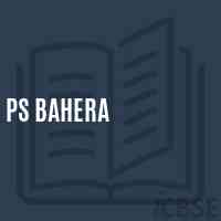 Ps Bahera Primary School Logo