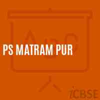 Ps Matram Pur Primary School Logo