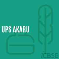 Ups Akaru Middle School Logo