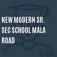 New Modern Sr. Sec School Mala Road Logo