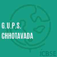 G.U.P.S. Chhotavada Middle School Logo