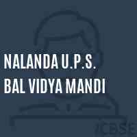 Nalanda U.P.S. Bal Vidya Mandi Middle School Logo