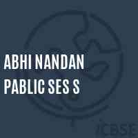 Abhi Nandan Pablic Ses S Senior Secondary School Logo