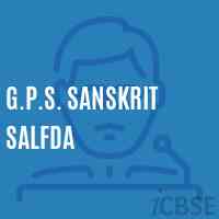 G.P.S. Sanskrit Salfda Primary School Logo