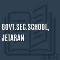 Govt.Sec.School, Jetaran Logo