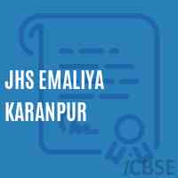 Jhs Emaliya Karanpur Middle School Logo