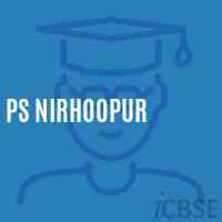 Ps Nirhoopur Primary School Logo