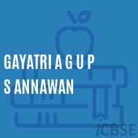 Gayatri A G U P S Annawan Middle School Logo